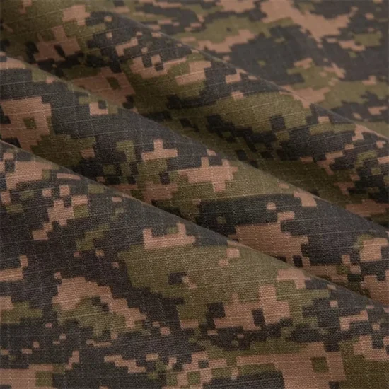 230GSM-Ripstop-65-Poly-35-Cotton-Camouflage-Fabric-for-Jacket