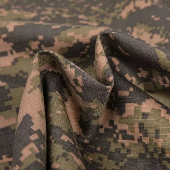 Ripstop-Polyester-Cotton-Ripstop-Dark-Camouflage-Fabric-for-Military-Uniform