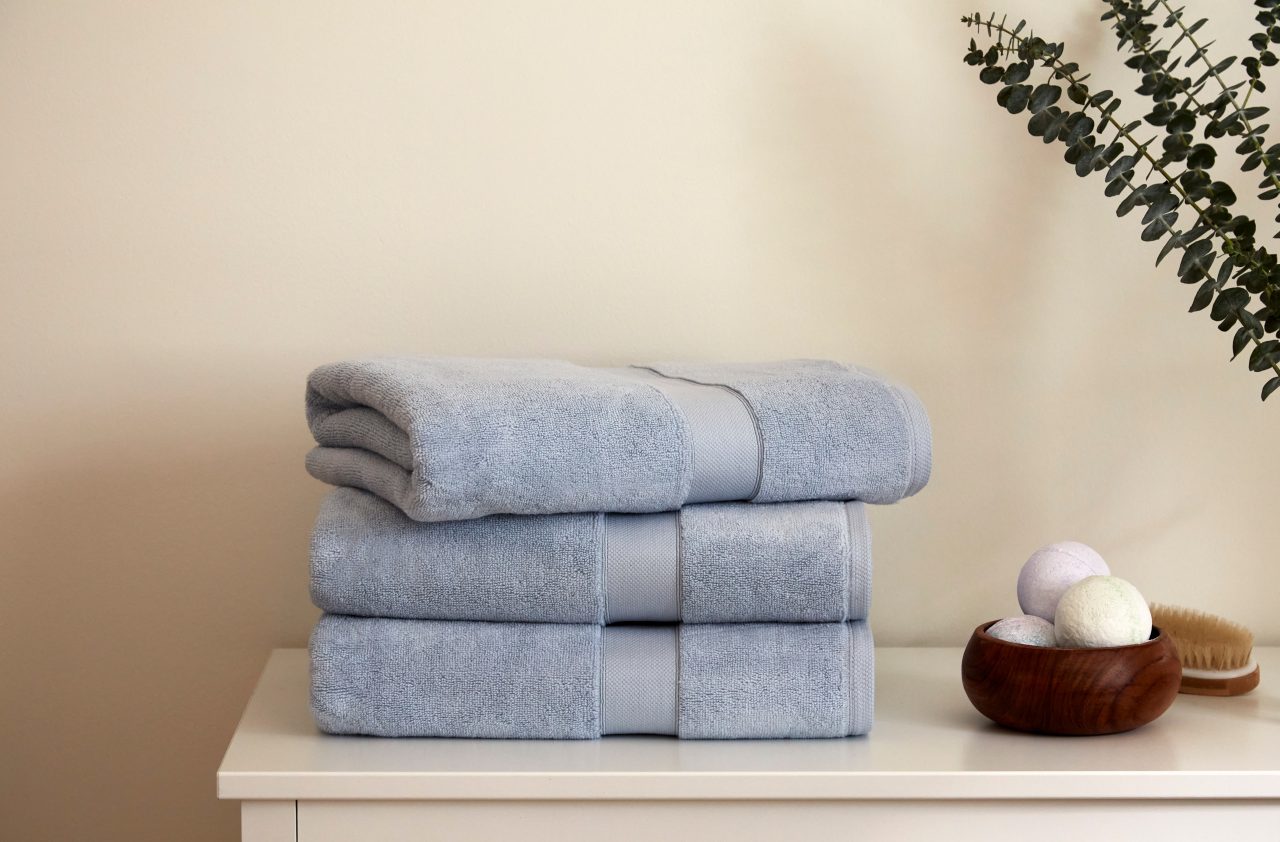 Soft,Stacked,Towels,Spa,Texture